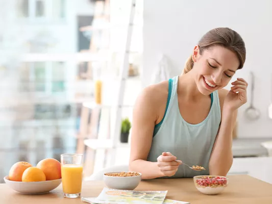 Wellness für zu Hause: Frühstück Ein leckeres und gesundes Frühstück darf am Spa at home day nicht fehlen.